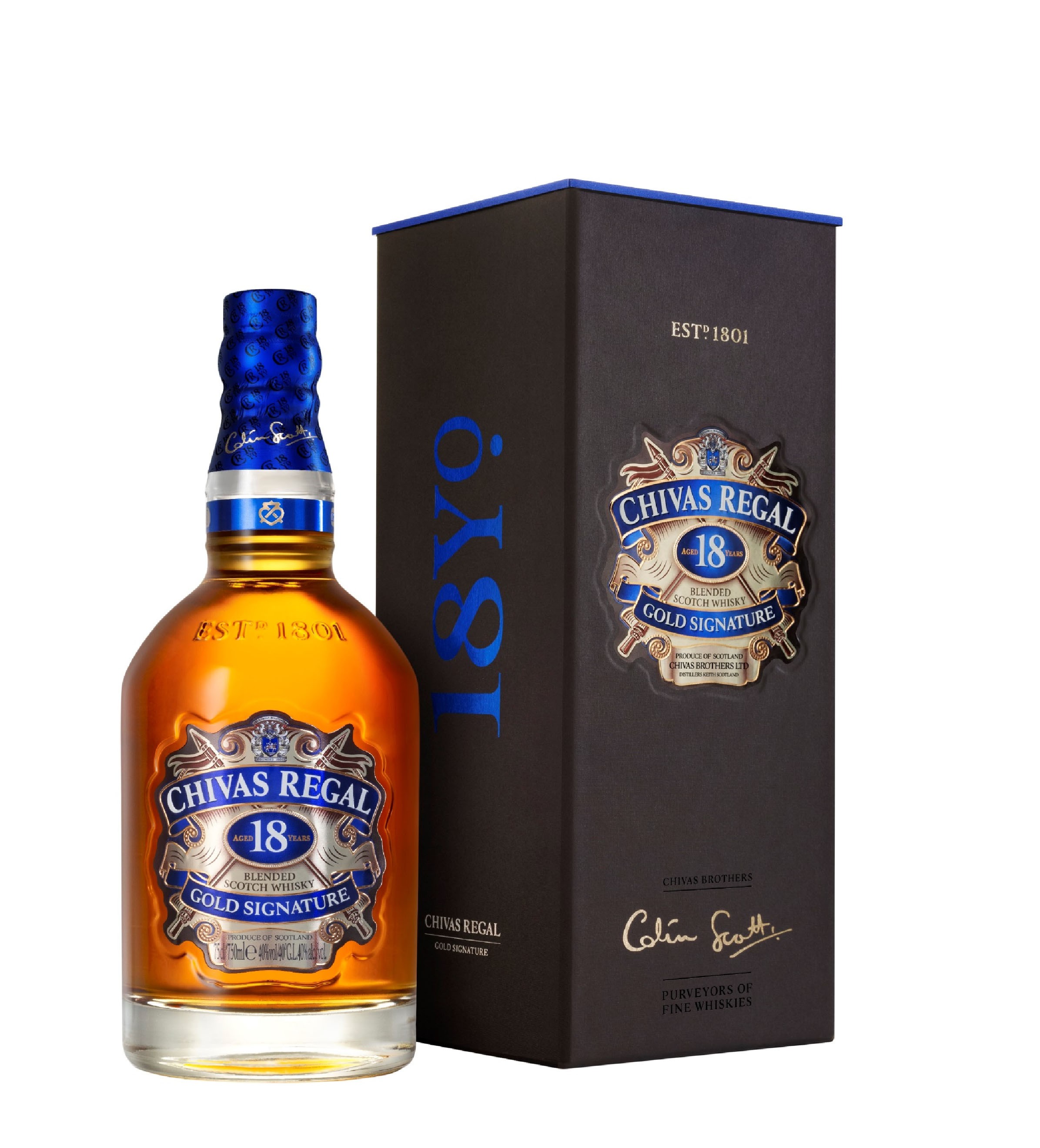 CHIVAS REGAL 18YO GOLD SIGNATURE 75CL