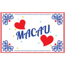 葡韻巴士卡貼紙系列 Love Macau 字款式