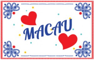 葡韻巴士卡貼紙系列 Love Macau 字款式