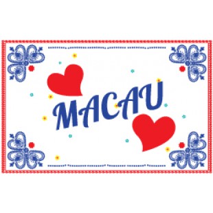 葡韻巴士卡貼紙系列 Love Macau 字款式