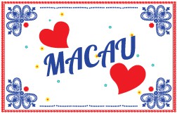 Card Sticker Love “MACAU” Style