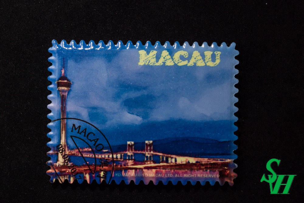 NO. 11060033 Tooth Magnet Sticker - Macau Tower