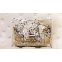 Vintage Style Power Bank Design Bag - Transparent