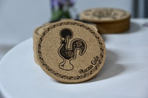 “Macau Galo” Cork Coaster (for 2)