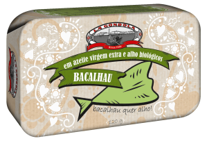 La Gondola Codfish/Bacalhau in Organic Extra Virgin Olive Oil and Garlic