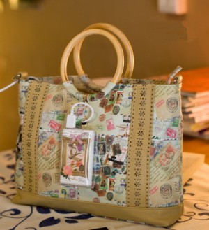 Vintage Style Power Bank Design Bag