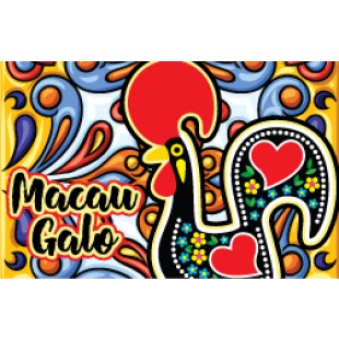 Card Sticker Macau Galo Style