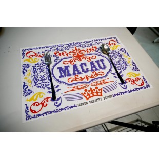 Portuguese Style Table Mat Colorful “MACAU” Style