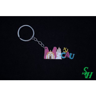 NO. 02010020 Metal Key Ring - Light House