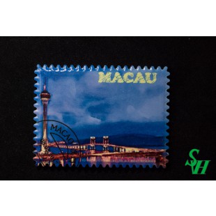 NO. 11060033 Tooth Magnet Sticker - Macau Tower